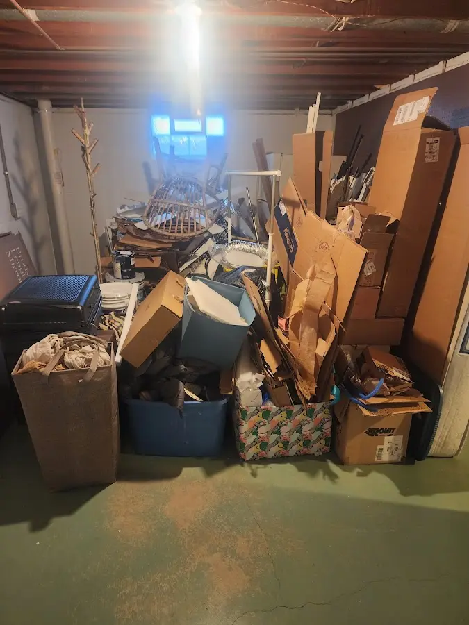 Roll-off dumpster container at job site for Roll Off Dumpster Rental in Sleepy Hollow